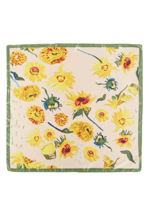 Multi Sunflower Print Scarf
