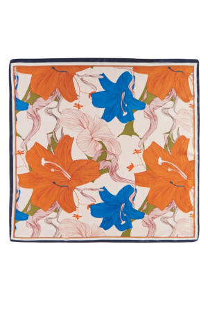 Assorted Lily Flower Print Scarf