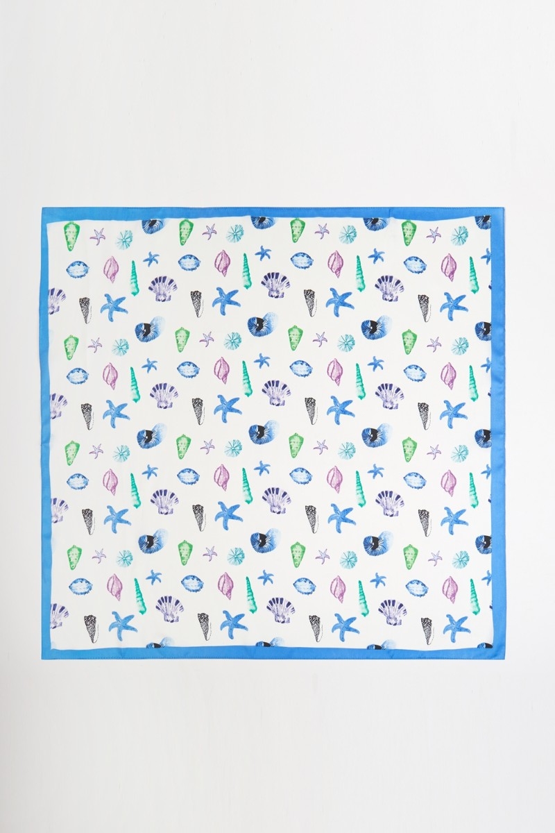 Assorted Sealife Print Bandana Scarf