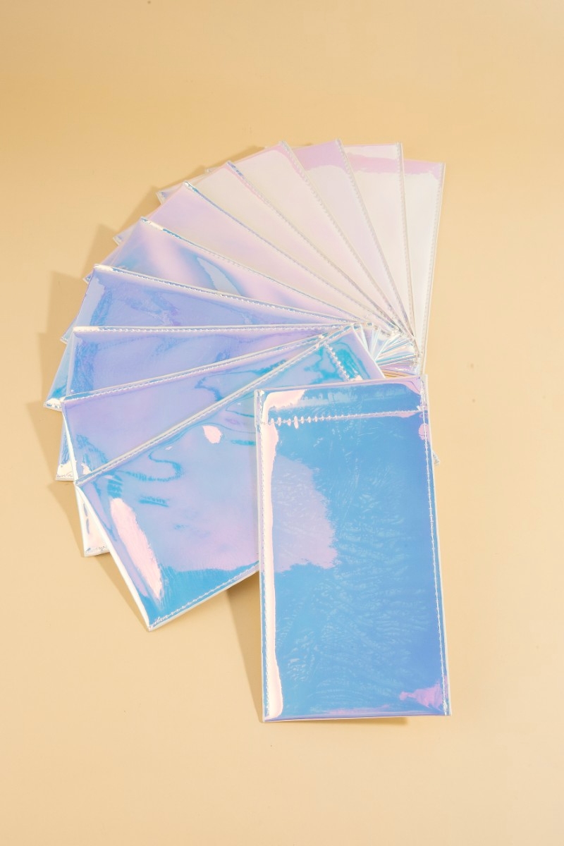 Twelve Piece Iridescent Sunglasses Pouch Set