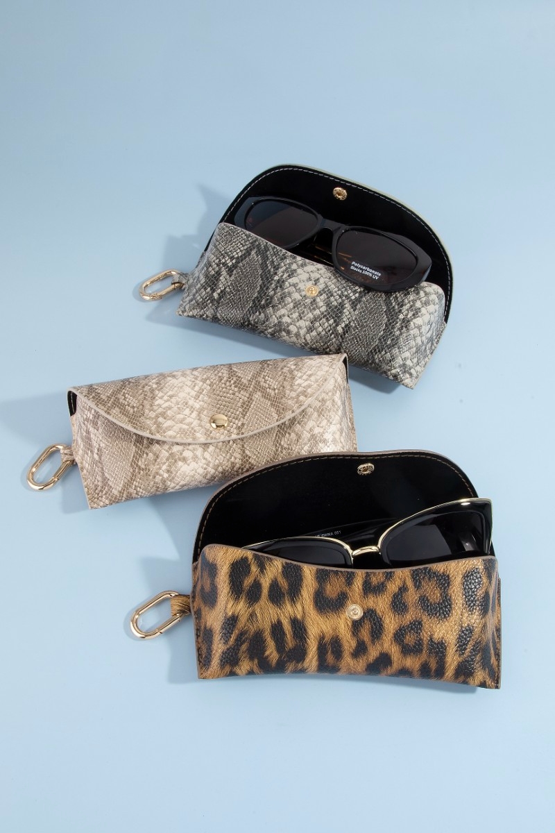 Carabiner Clip Foldable Sunglasses Case