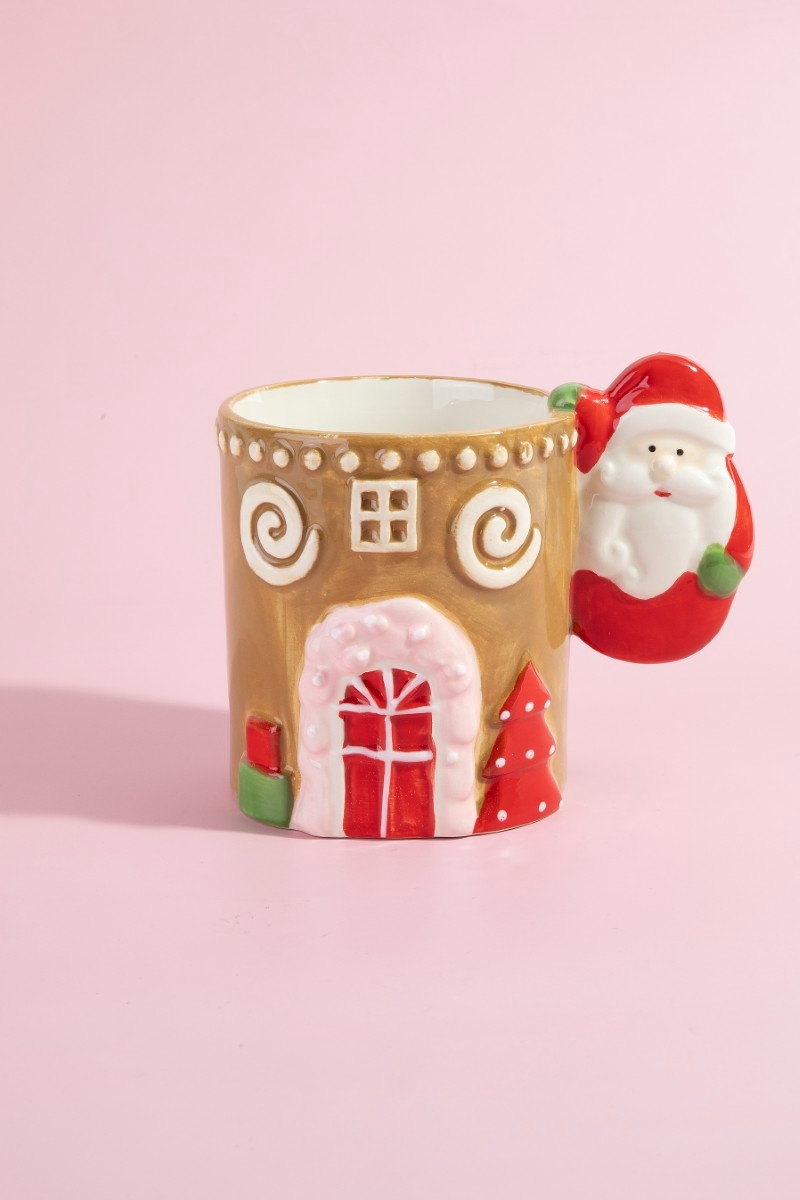 Santa Claus House Christmas Mug