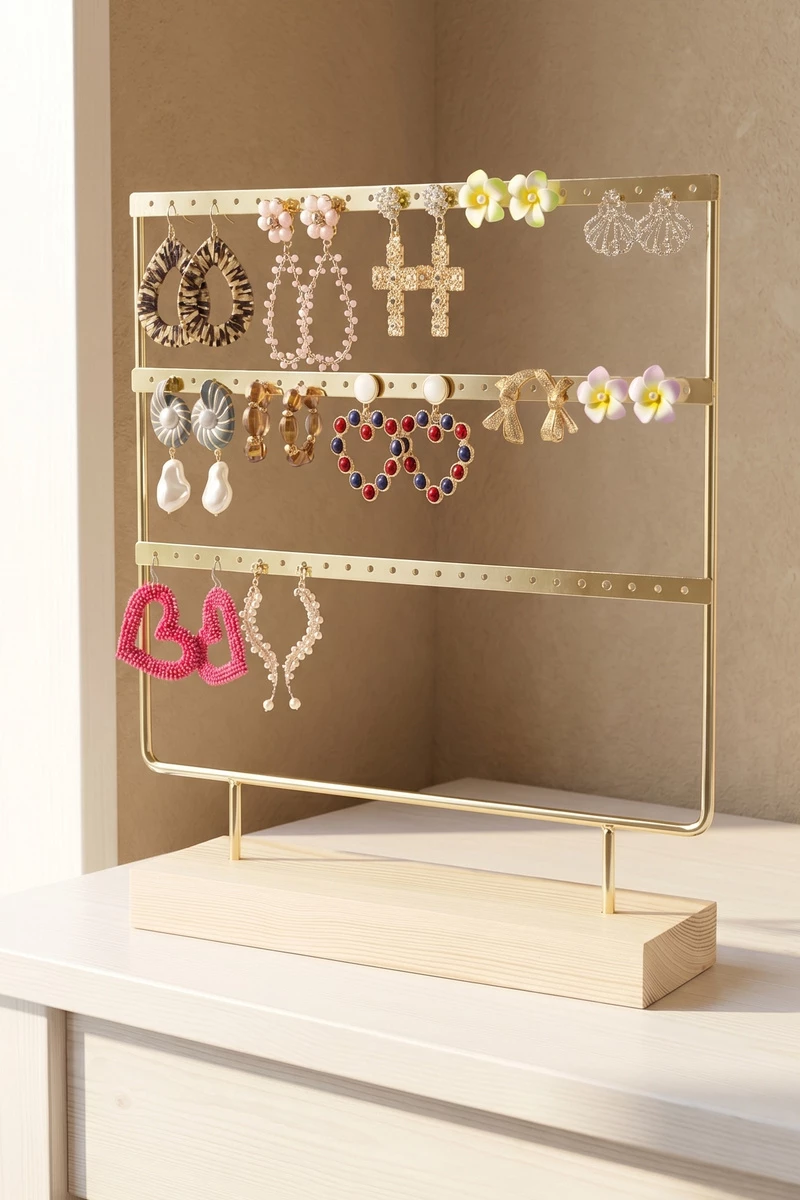 Three Bar Stud Earring Display Stand