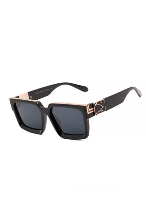 Bulky Tortoise Square Fashion Sunglasses