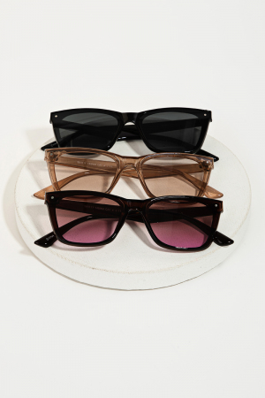 Tortoise Frame Sunglasses Set