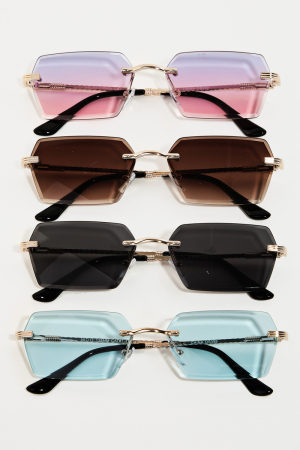 Frameless Sunglasses Set