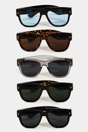 Thick Arm Square Lens Sunglasses