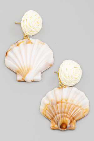 Seashell Drop Earrings