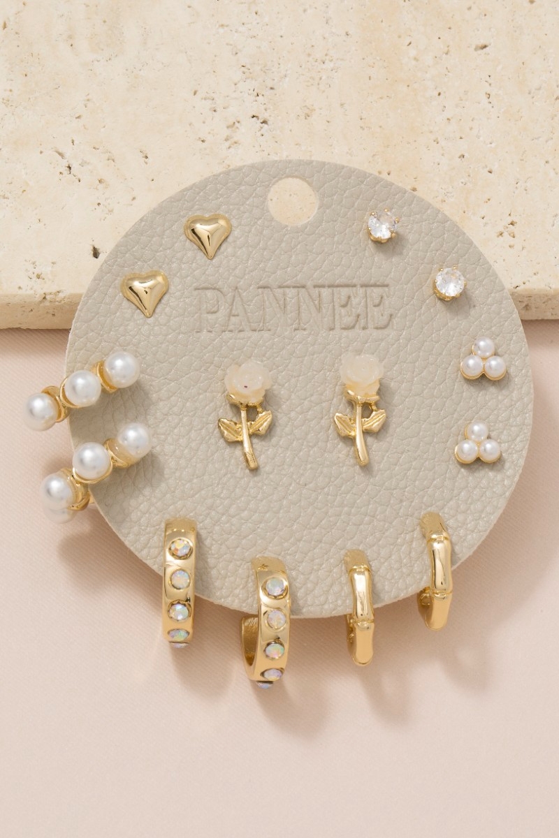 Assorted Sea Life Themed Earrings Set