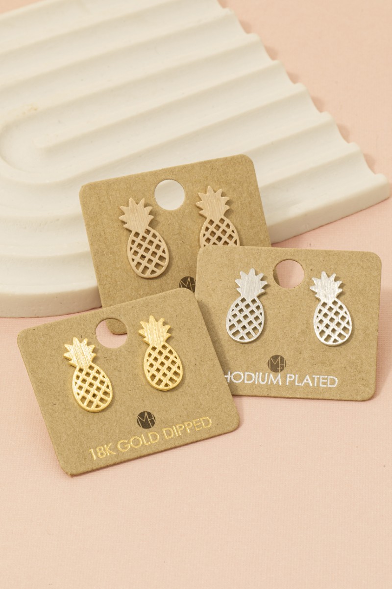Pineapple Stud Earrings