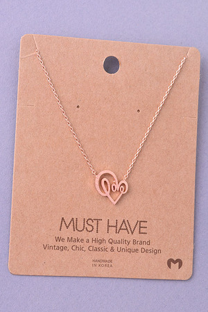 Love Heart Pendant Necklace