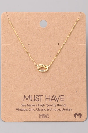Dainty Knot Pendant Necklace