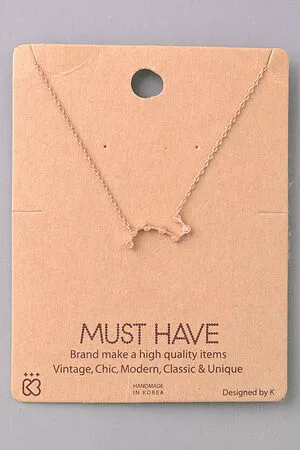 Bicycle Chain Pendant Necklace