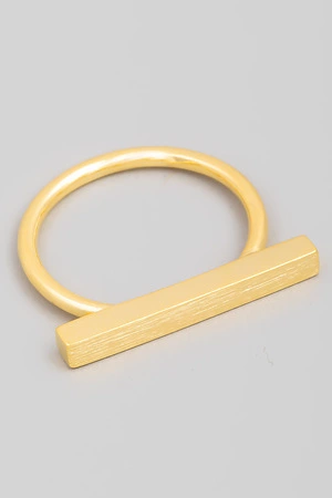 Delicate Bar Fashion Ring