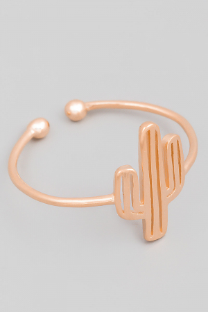 Delicate Adjustable Cactus Ring