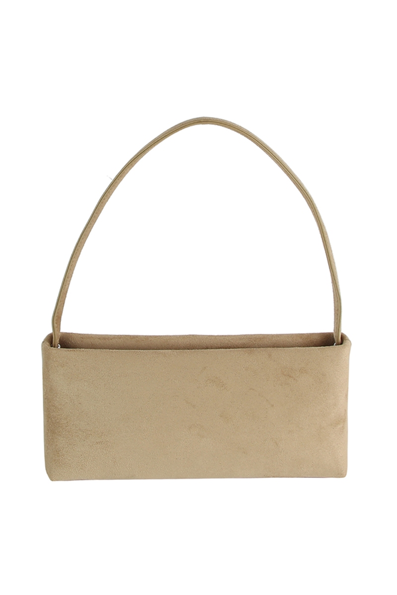 Rectangle Suede Shoulder Bag