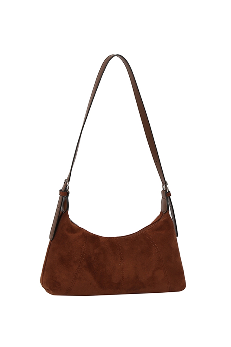 Classic Suede Shoulder Bag