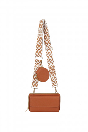 Guitar Strap 2 In 1 Crossbody Wallet Clutch Bag