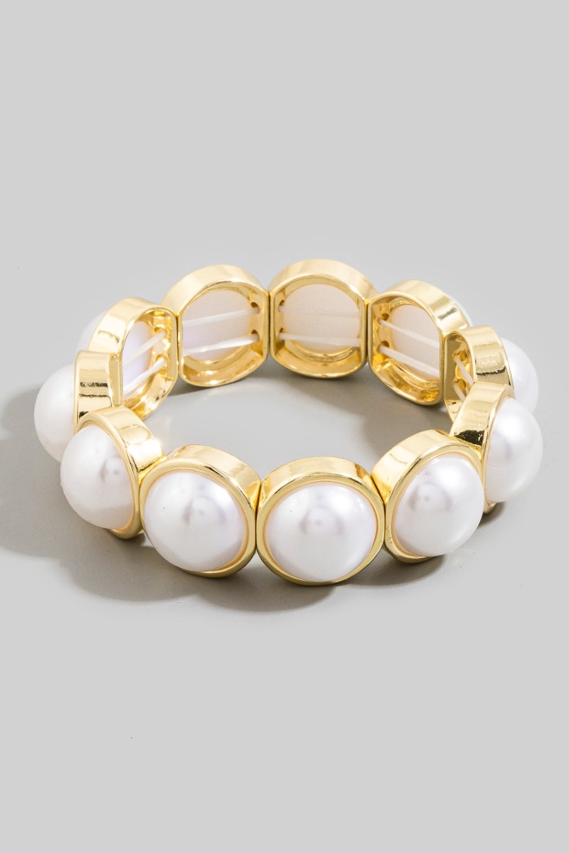 Pearl Domes Elastic Bracelet