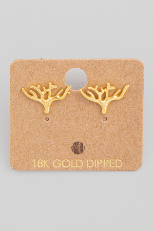 Dainty Winter Tree Stud Earrings
