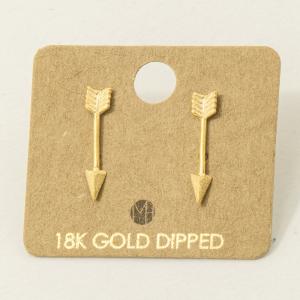 Dainty Arrow Drop Earrings