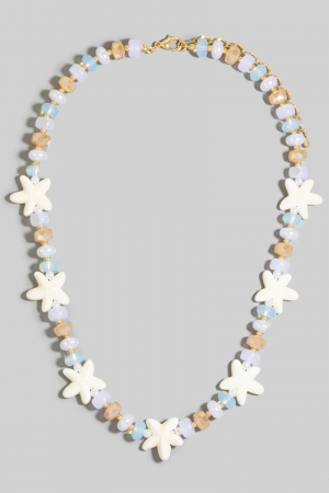 Starfish Beads Mixed Beaded Necklace