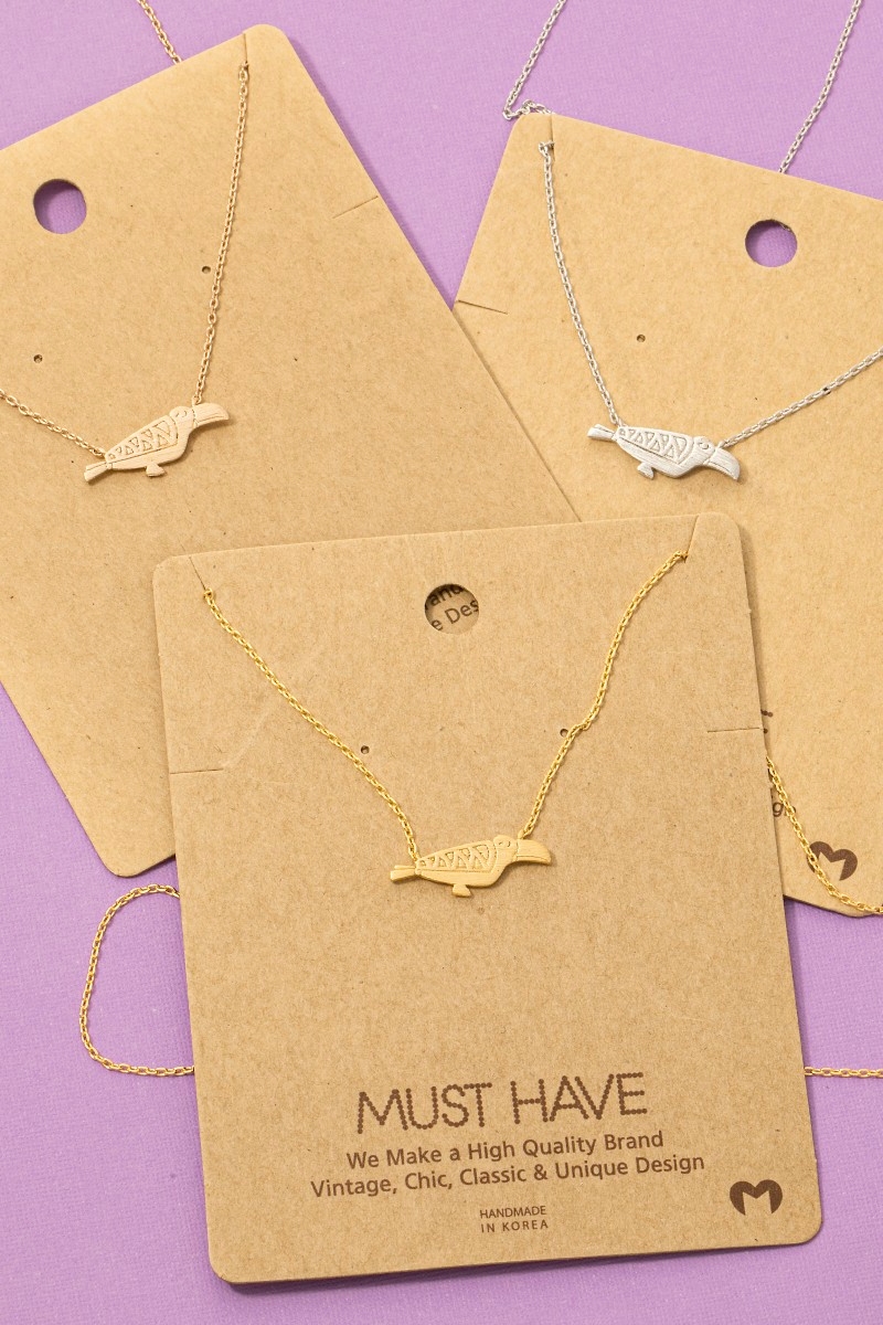 Toucan Pendant Necklace