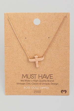 Glam Tribal Inspired Pendant Necklace