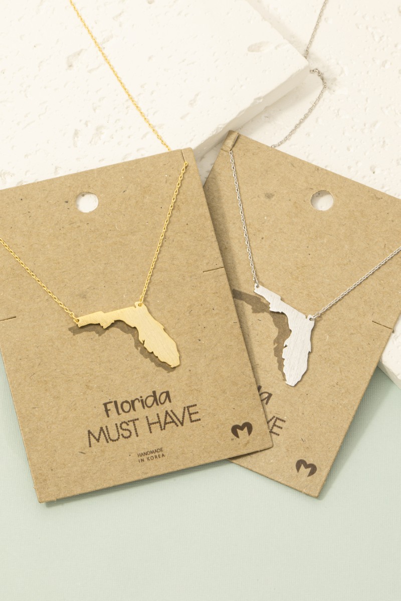 Florida State Pendant Necklace