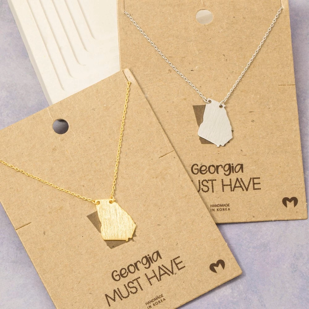 Georgia State Pendant Necklace