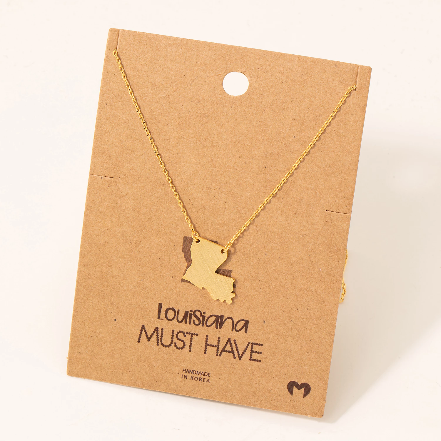 Louisiana State Pendant Necklace