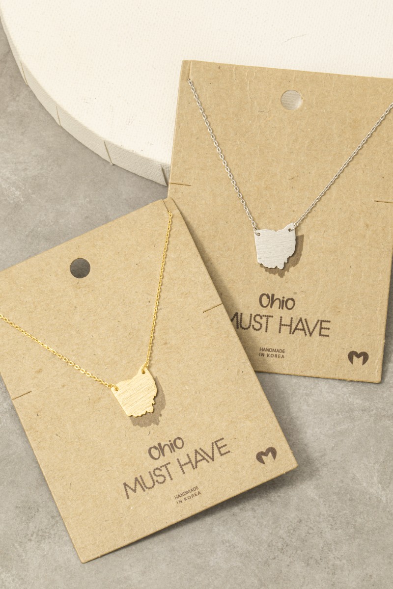 Ohio State Pendant Necklace