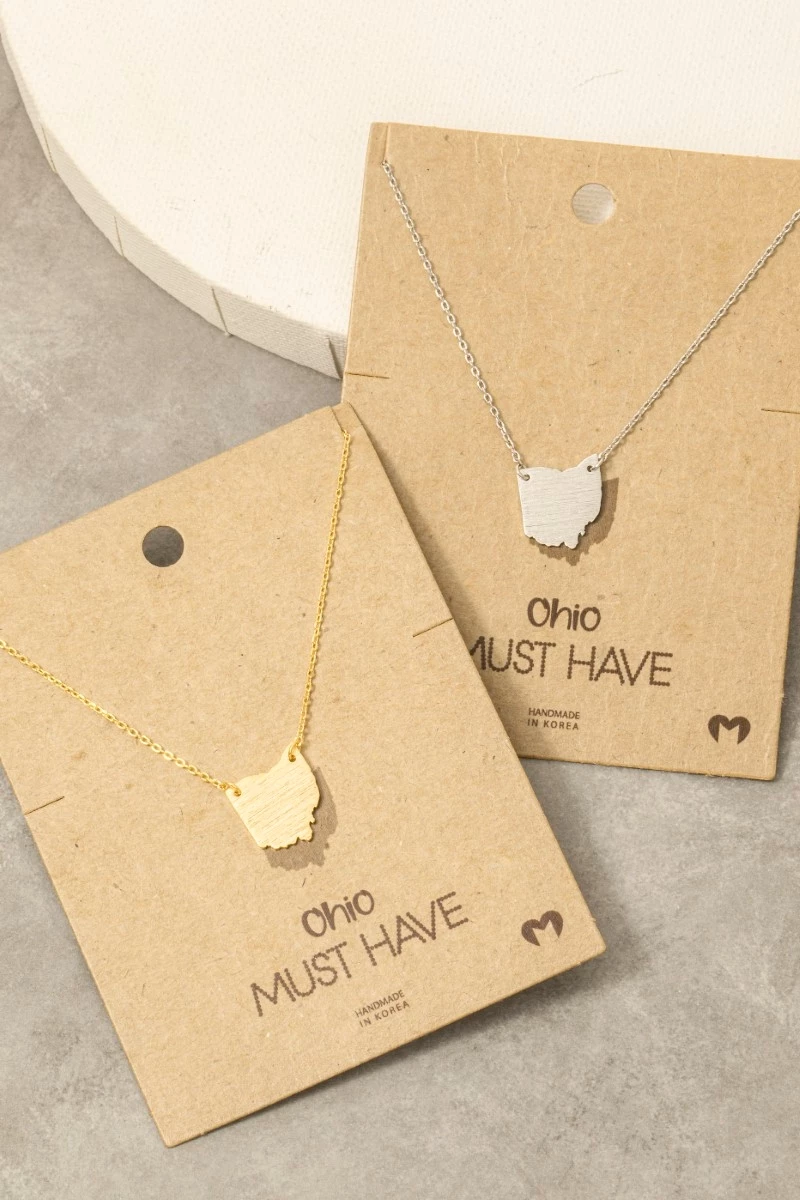 Ohio State Pendant Necklace