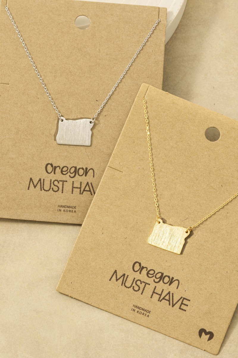 Oregon State Necklace