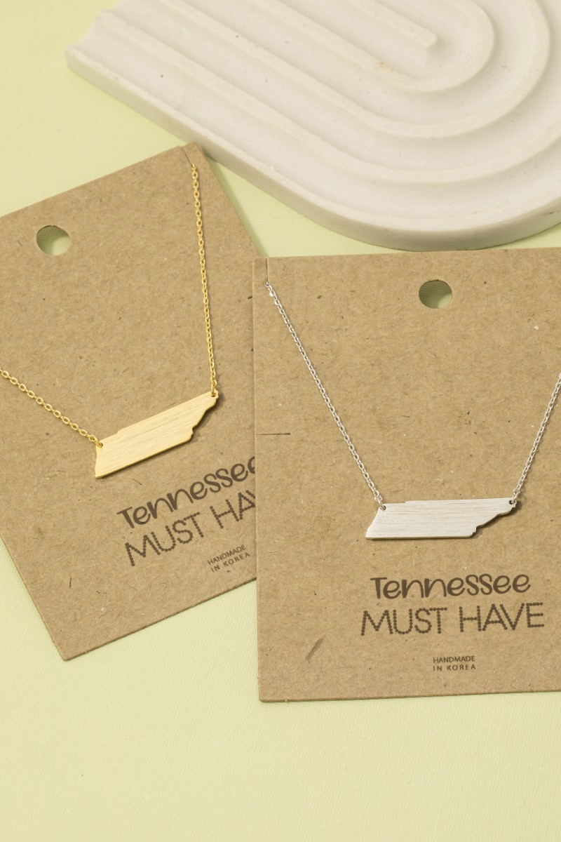 Tennessee State Pendant Necklace