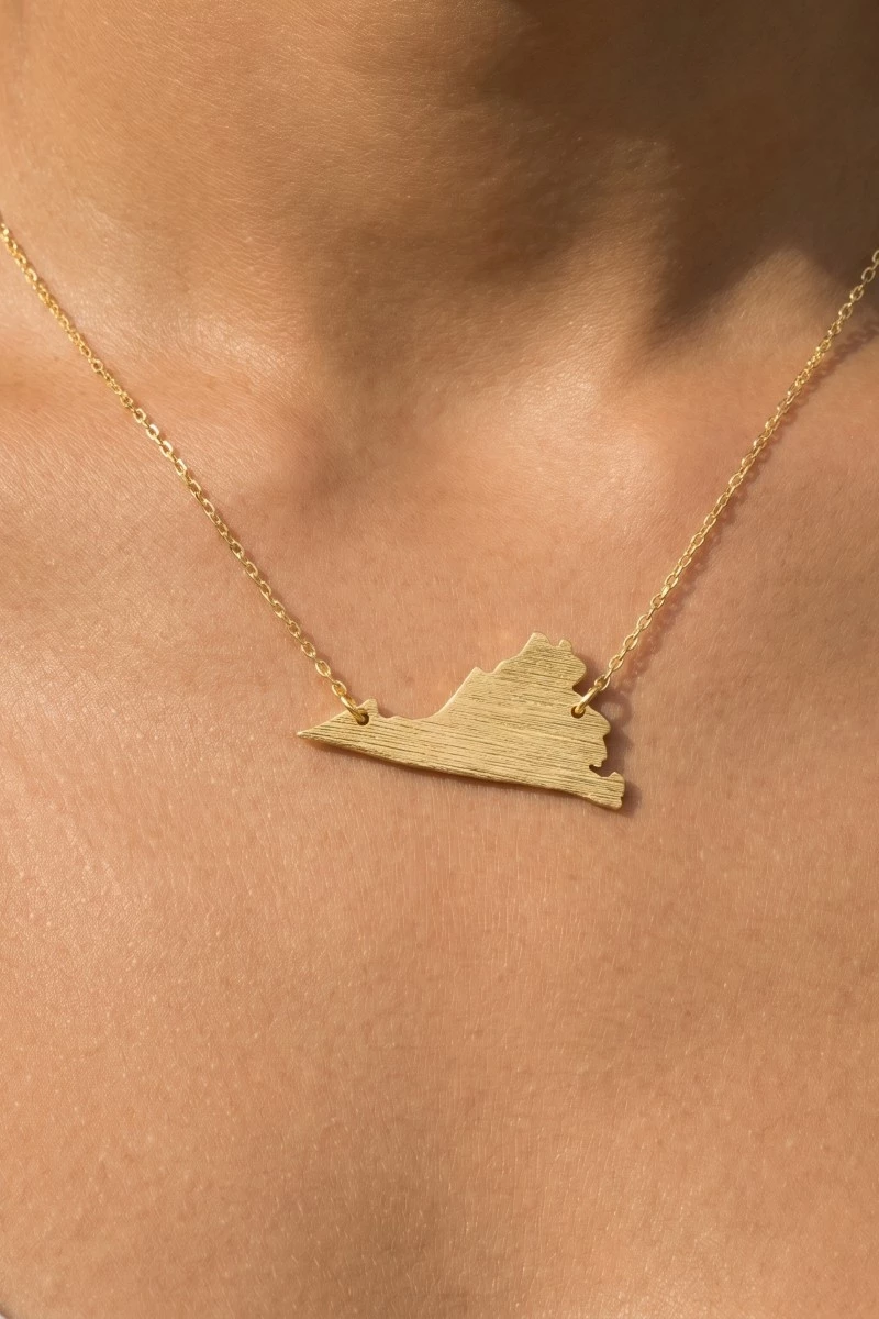 Virginia State Pendant Necklace