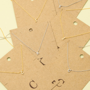 Mini Initial J Necklace