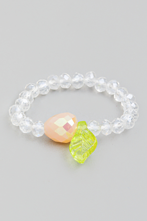 Glass Bead Fruit Ring