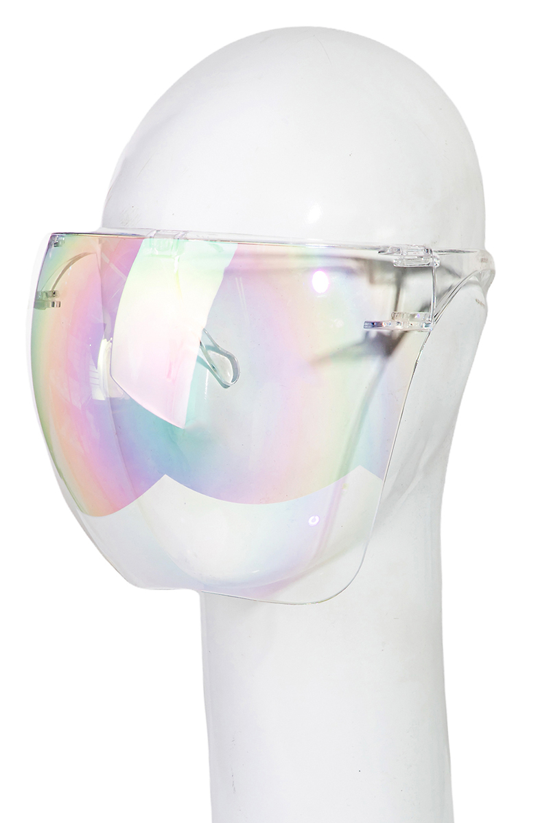 Clear Oversized Face Shield Sunglasses