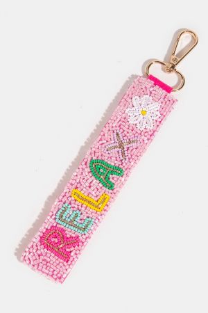 Vibrant Relax Beaded Keychain