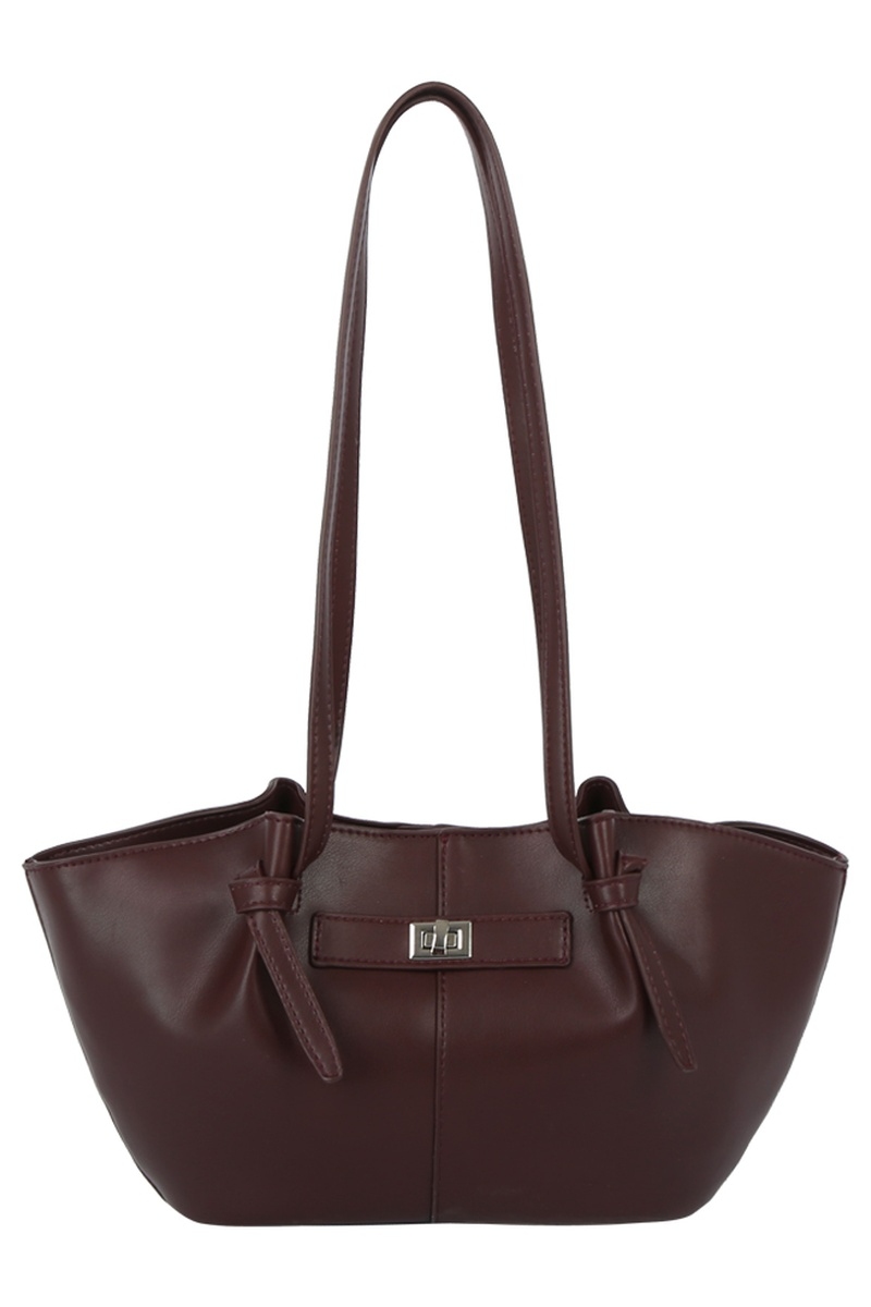Fashion Twist Lock Shoulder Bag