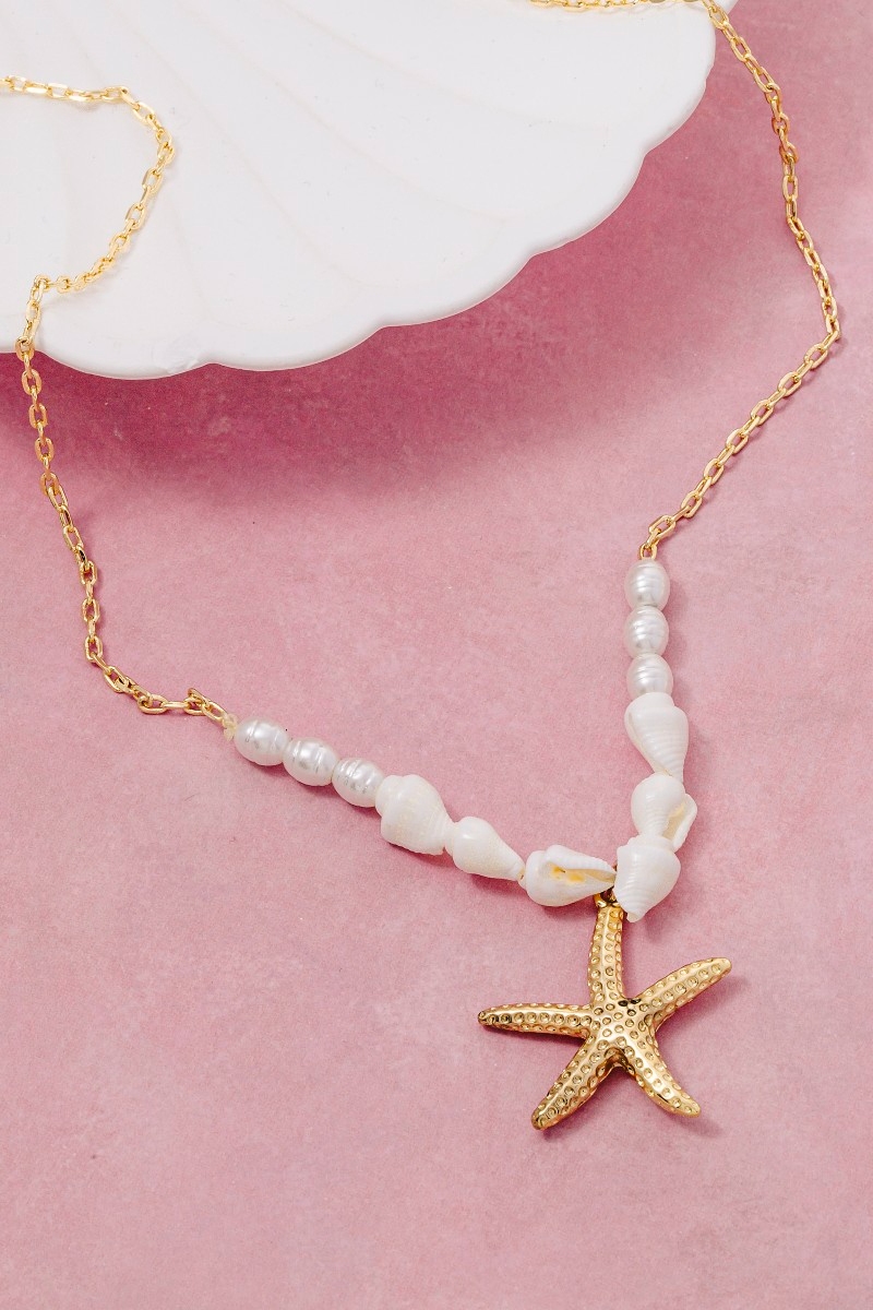 Sealife Starfish Pendant Necklace