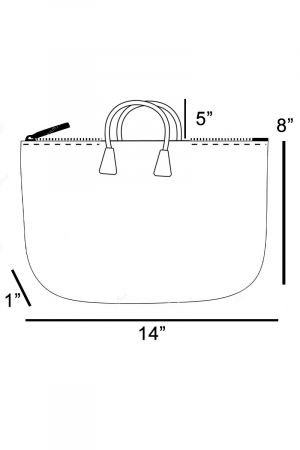 Multi Tone Straw Woven Half Moon Round Handle Bag