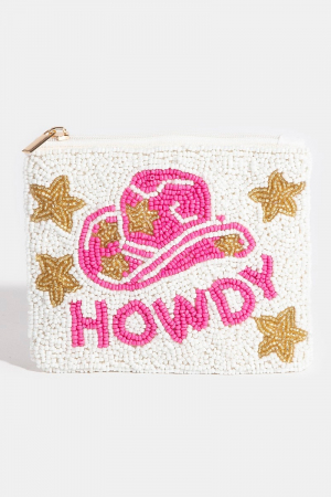 Howdy Cowboy Hat Coin Purse