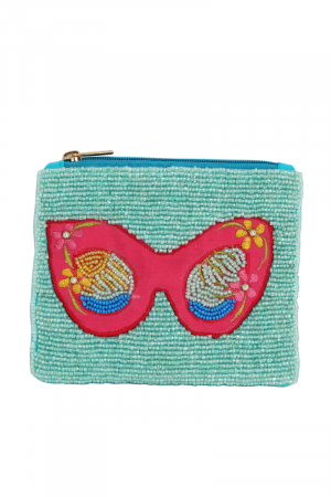 Beaded Eye Mask Coin Purse