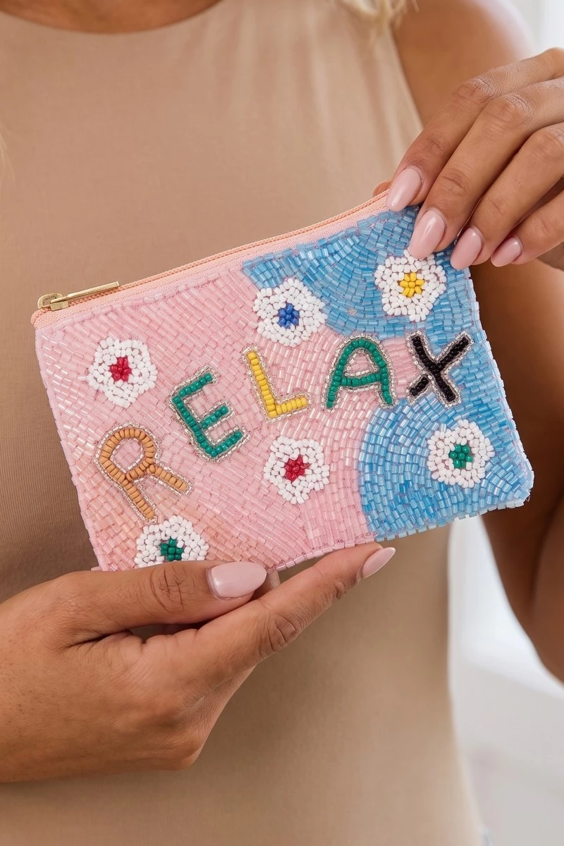 Relax Beaded Coin Purse