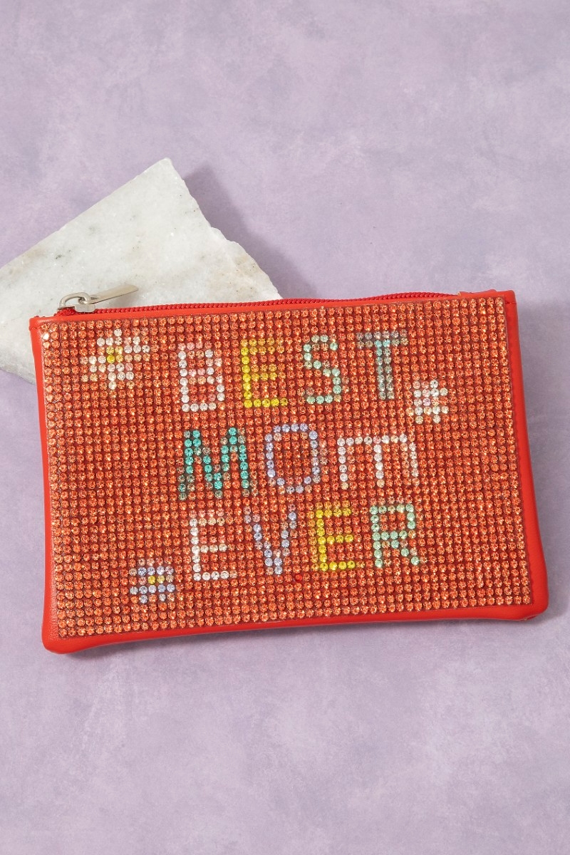 Best Mom Every Pave Coin Purse