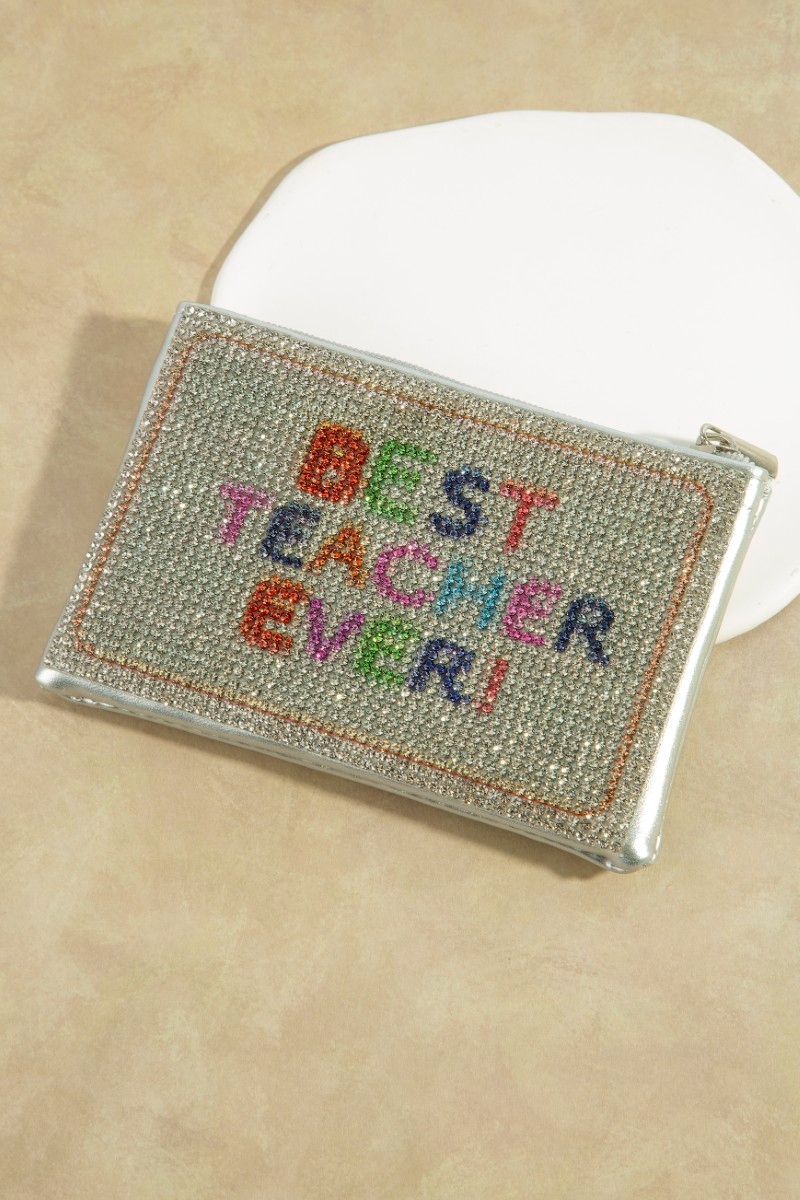 Best Teacher Ever Pave Coin Purse