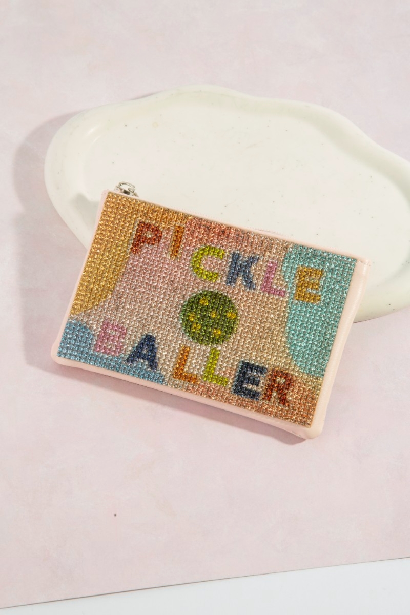 Pickle Baller Pave Coin Purse