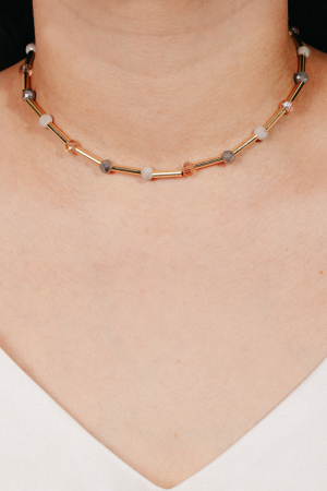 Tube Beaded Necklace
